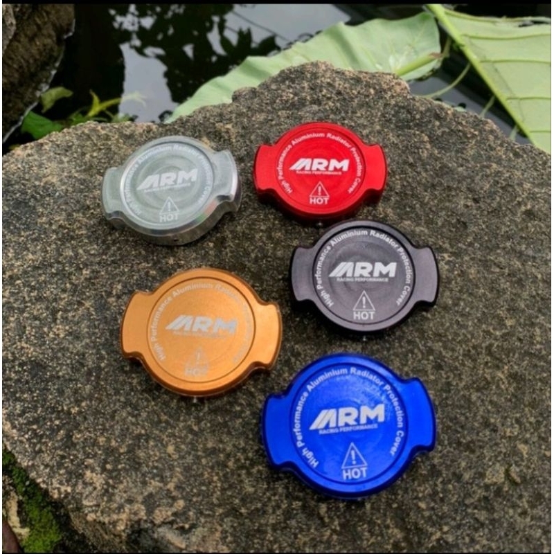 RADIATOR CAP TUTUP RADIATOR ATAS ARM FULL CNC UNIVERSAL AEROX NMAX VARIO 125 VARIO 150 PCX 150 PCX 160 VARIO 160 DLL