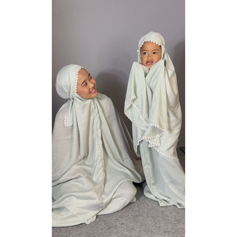 MADINA PRAYER SET / MUKENA DEWASA / MUKENA SILK / MUKENA ANAK / MUKENA COUPLE / MUKENA IBU DAN ANAK