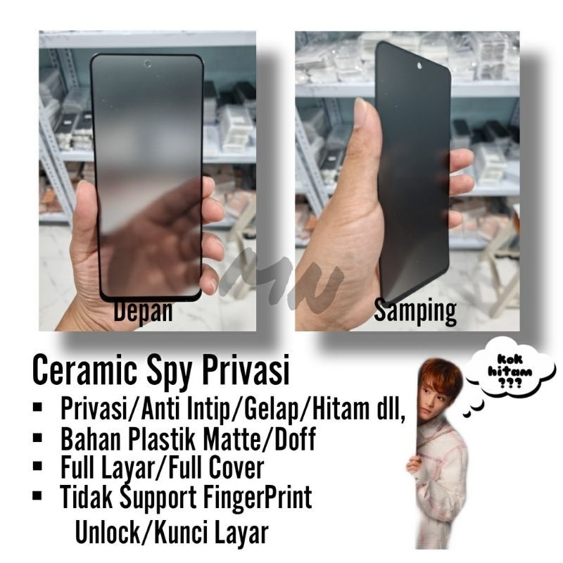 TYPE TULIS DIPESAN ALL TYPE  TEMPERED GLASS SPY ANTI PECAH CERAMIC MATTE ANTI MINYAK ANTIGORES SPY  GAMING READY BANYAK TYPE