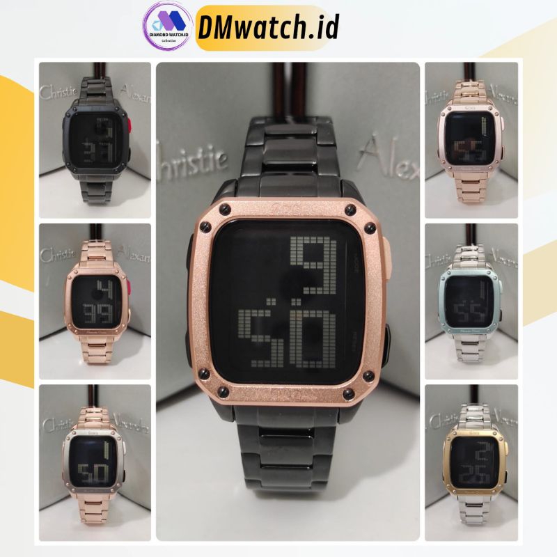 Jam Wanita Digital Alexandre Christie AC9353 AC 9353 Original Garansi Resmi Alexander Christie