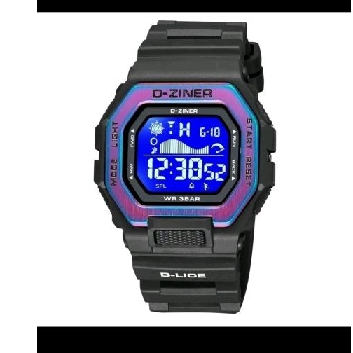 JAM TANGAN PRIA DAN WANITA DZINER 8318 DIGITAL WATER RESISTANT 30M JAM TANGAN FASHION JAM TANGAN KEC