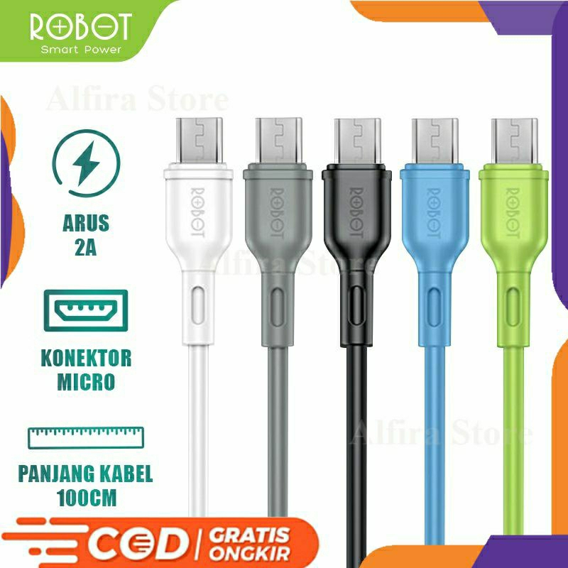 KABEL FAST CHARGING CAS KABEL DATA ROBOT TYPE MICRO USB FAST CHARGING