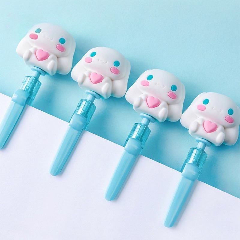 KENSHO Pulpen 0.5 mm Cinnamoroll Side Click Topper Karet Lucu / Pen Karakter / Bensia / Bolpen Cute