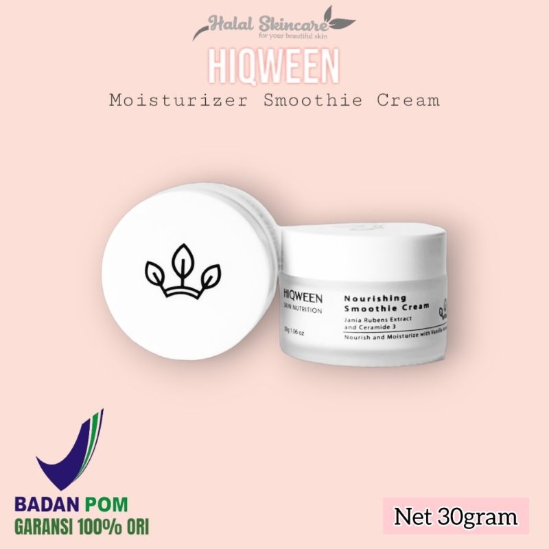 Hiqween Moisturizer Smoothie Cream Krim Wajah Skincare Bpom