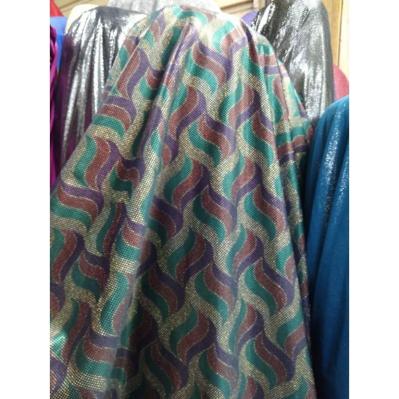 kain/bahan spandek licra gliter garment