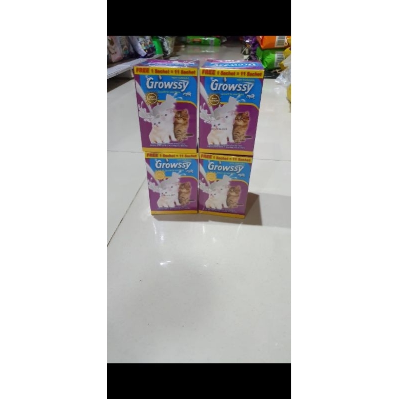 susu kucing growssy / growsy 1 box milk kucing