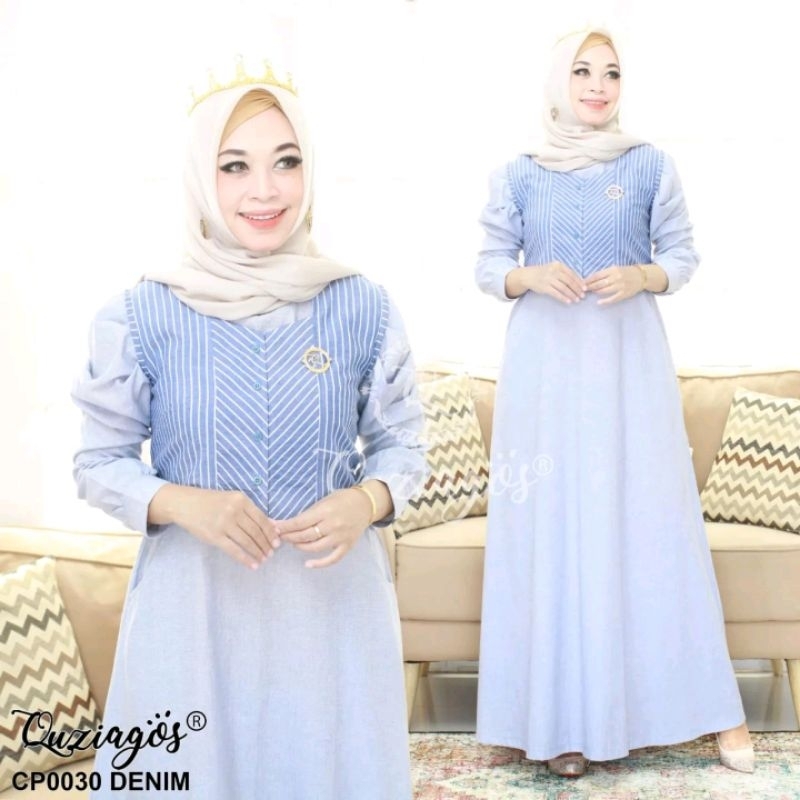 READY LANGSUNG KIRIM SIAPA CEPAT DIA DAPAT COUPLE QUZIAGOS CP0030 DENIM