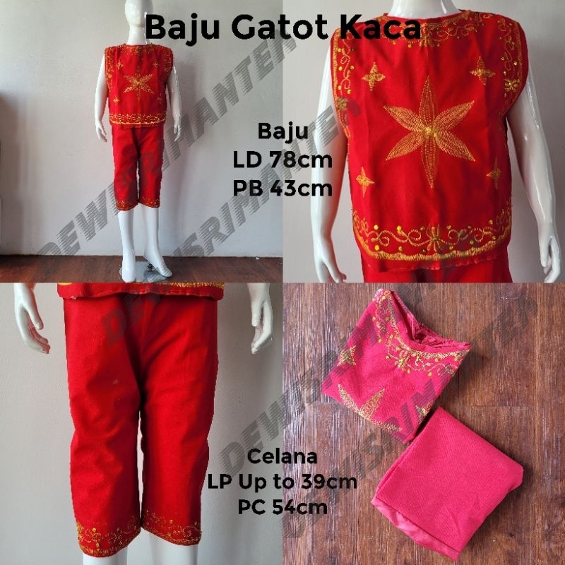 Baju Adat anak Gatot kaca/ beskap anak/bludru anak