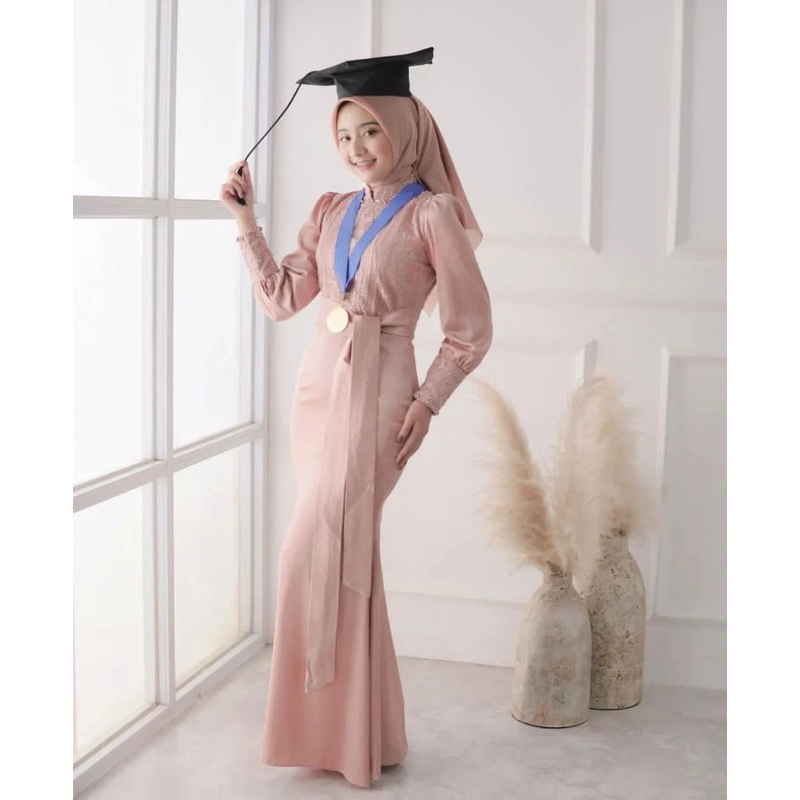 DRESS WISUDA - DRESS KONDANGAN - DRESS GRADUATION - DRESS KEKINIAN - DRESS MAXMARA MURAH