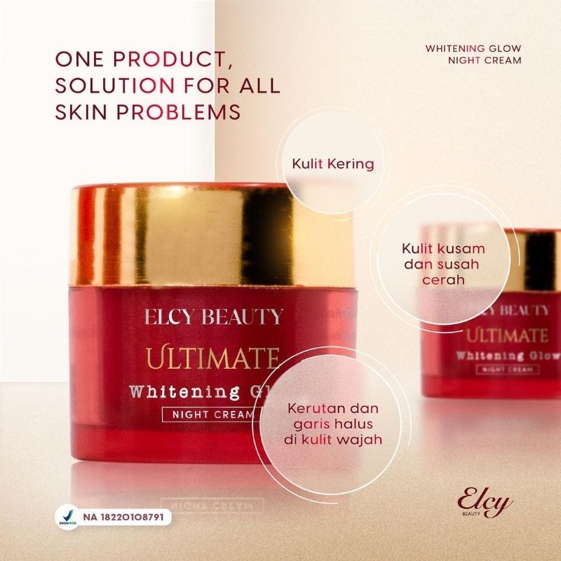 ELCY BEAUTY CREAM MALAM KRIM NIGHT ELCY BEAUTY BPOM