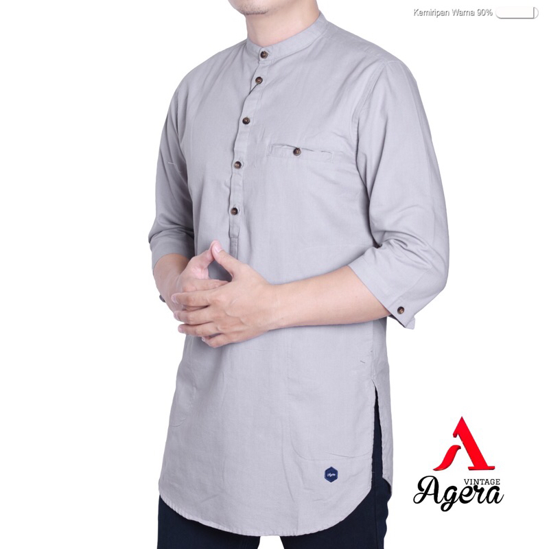 KURTA 3/4 Koko Kurta Lengan 3/4 Original Brand Agera
