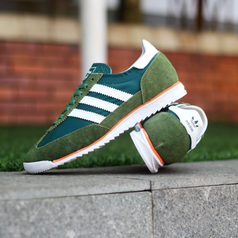 ADIDAS SL72 VINTAGE OLIVE GREEN WHITE