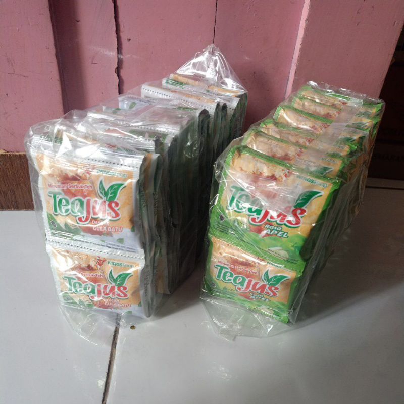 teajus serbuk teh 2 variant ( 1bal 6 renteng)