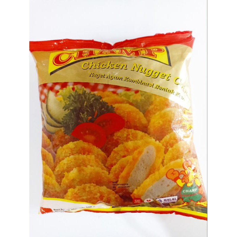 

Champ Chicken nugget coin 500gr Naget ayam