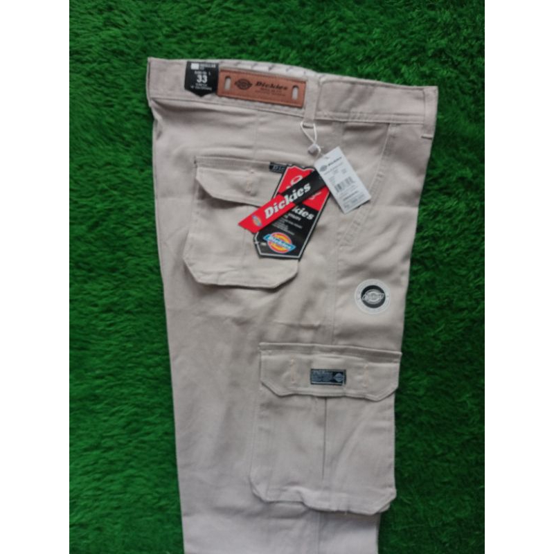 Celana Cargo Panjang Pria Hitam Dickies Full Acc