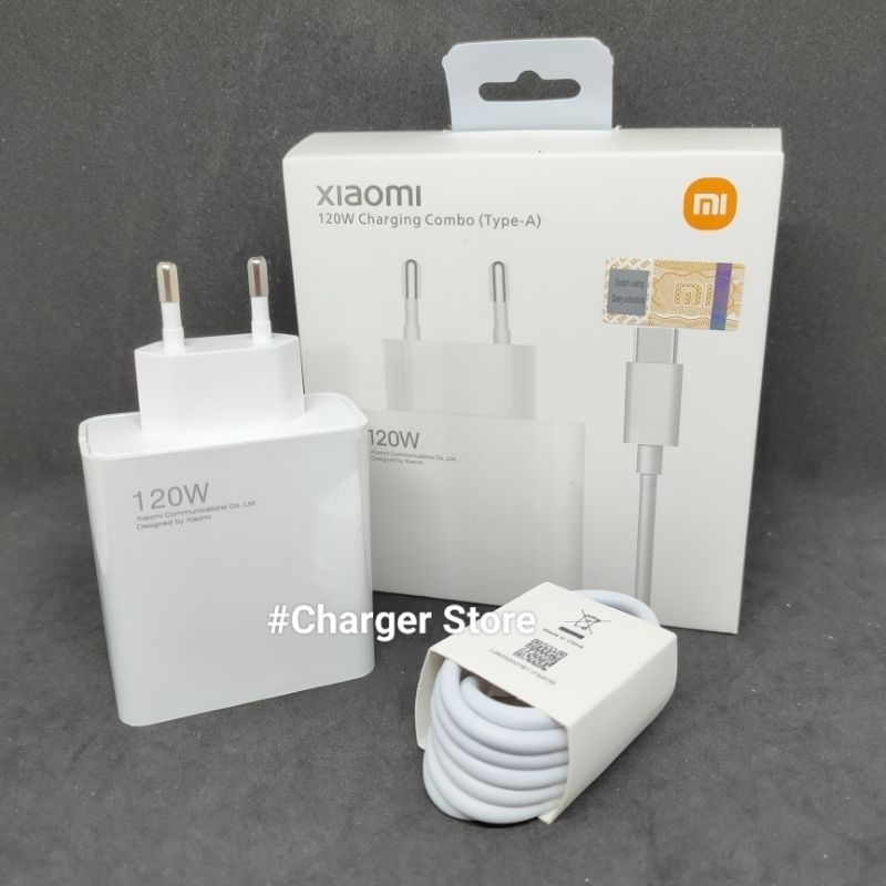 Travel Charger Xiaomi Type-C 120W Turbo Charging For Android Poco X3 X3Pro M3 M4 Mi11T Redmi Note 9P