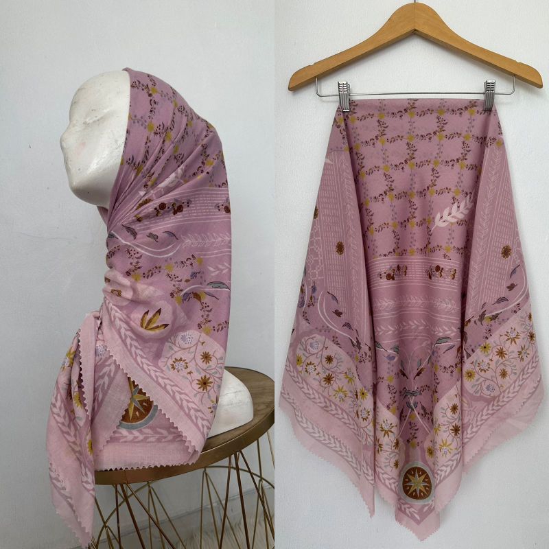 Afrahijab/ Segi Empat Voal Motif Mono series 053