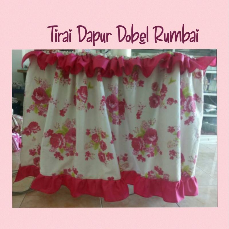 TIRAI KOLONG DAPUR DOBEL RUMBAI ( atas bawah )