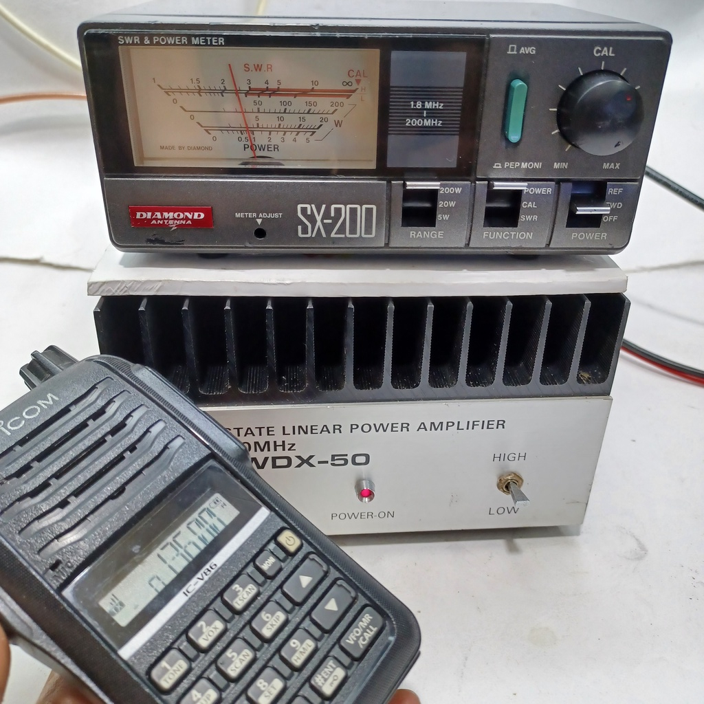 BOSTER WDX-50 VHF -130MHZ SOLID STATE LINEAR POWER AMPLIFIER SEKOND