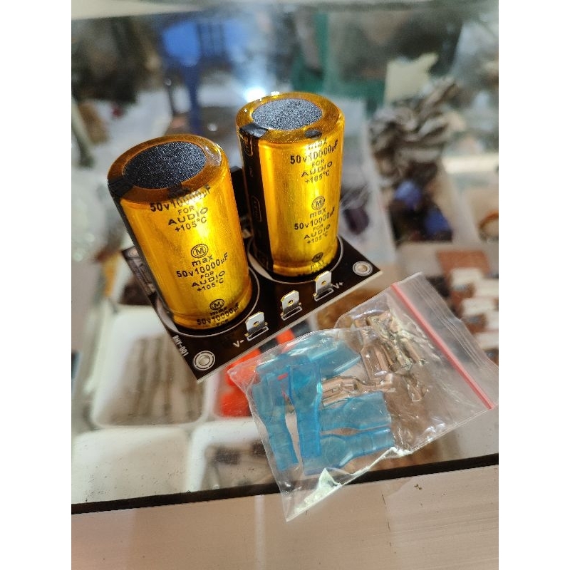 PSU 2 ELCO 10000UF 50V MAX GOLD ORIGINAL