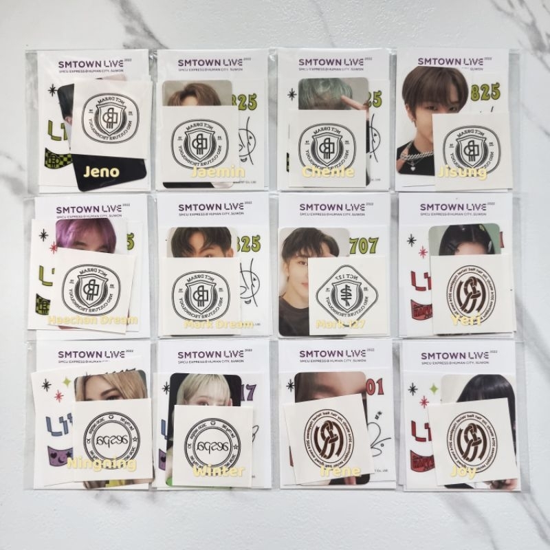 (Sealed) AR Tattoo SMCU Suwon Human City NCT Dream 127 RV Aespa Jaemin Jeno Chenle Jisung Haechan Ma