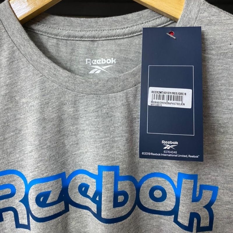 Kaos Reebok Original Sale 50-70% Sports Station Basic Graphic Tee Tshirt Men Original Kaos Olahraga