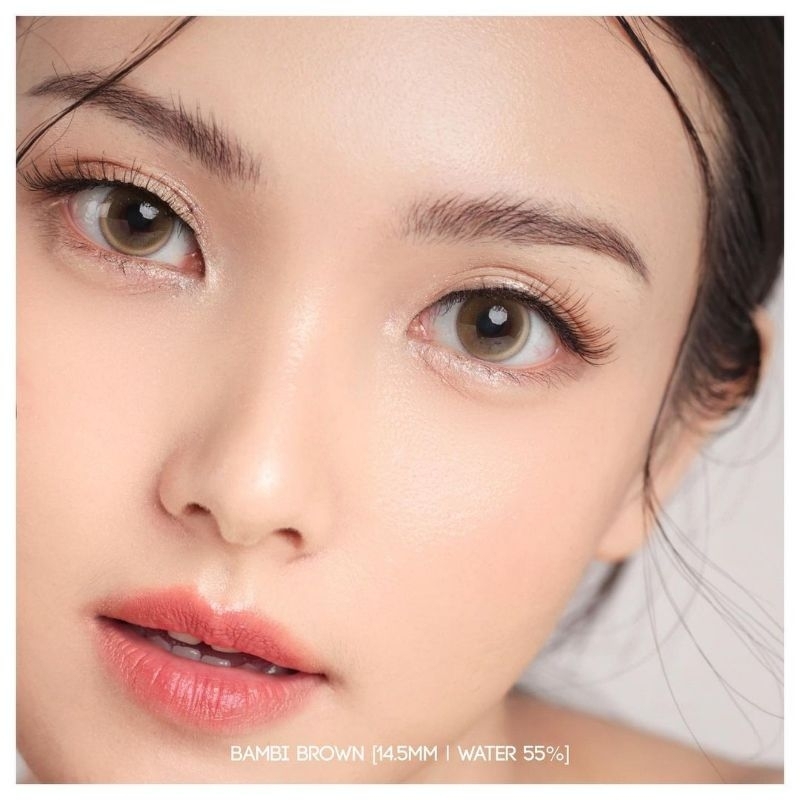 SOFTLENS BAMBI HAZEL NORMAL MINUS Original Made In Korea