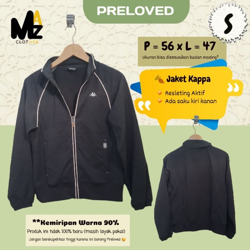 MAZ Preloved - Jaket Kappa - Jaket Second Branded - Murah Layak Pakai