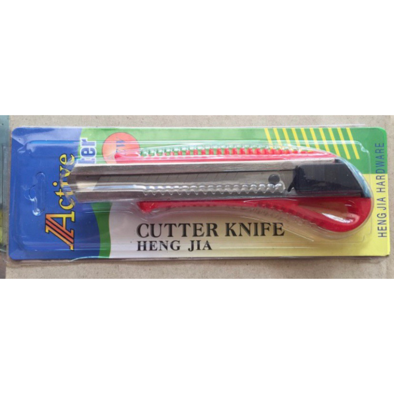 

Cutter active knife pisau potong bahan kertas kater tajam