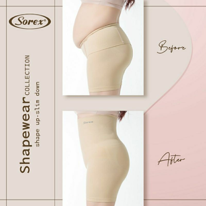 Sorex Celana Korset Extra Size Pelangsing Perut 13192, 13187, 13188 Celana Korset Shapewear Jumbo Pasca Melahirkan