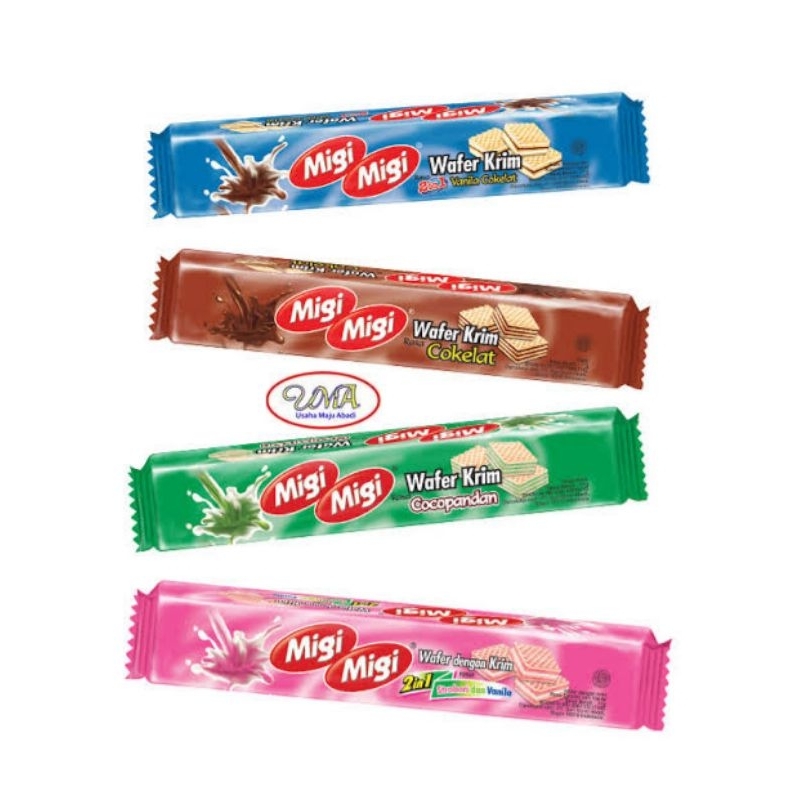 

Wafer Krim Migi Migi 11 g x 10 bks