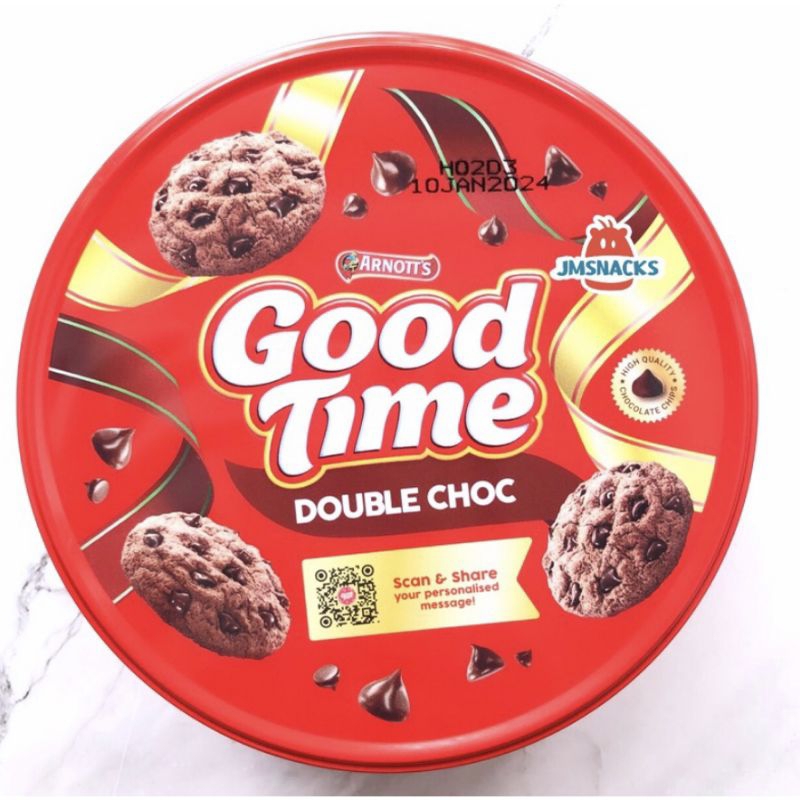 

GOOD TIME 277 gr biskuit kaleng lebaran Choco chips