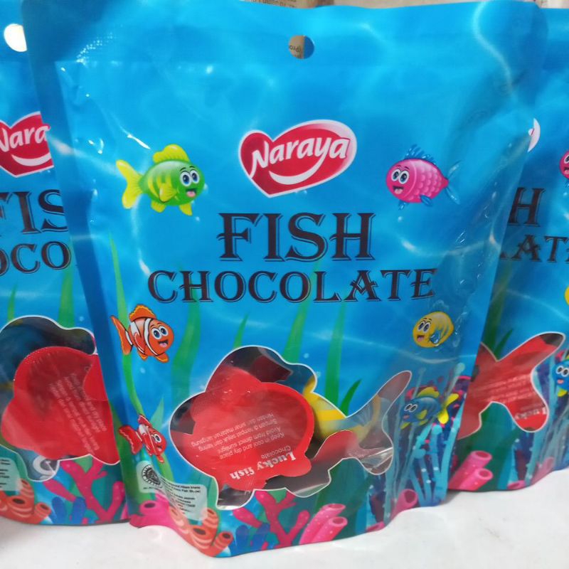 

Naraya Fish Chocolate / Coklat Susu Bentuk Ikan 90g