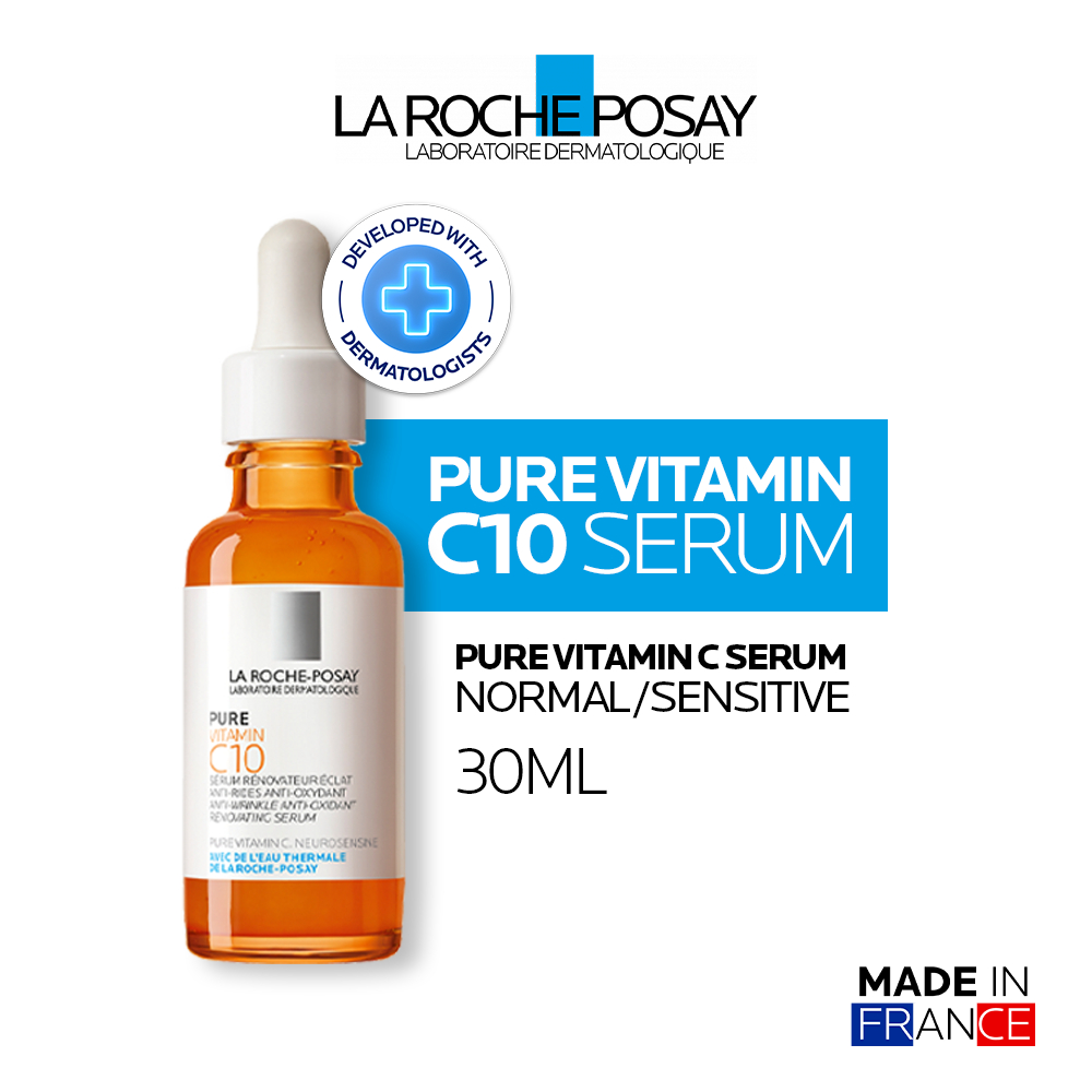 La Roche Posay Pure Vitamin C Serum - Serum Brightening Kulit Normal/Sensitif/Kerutan