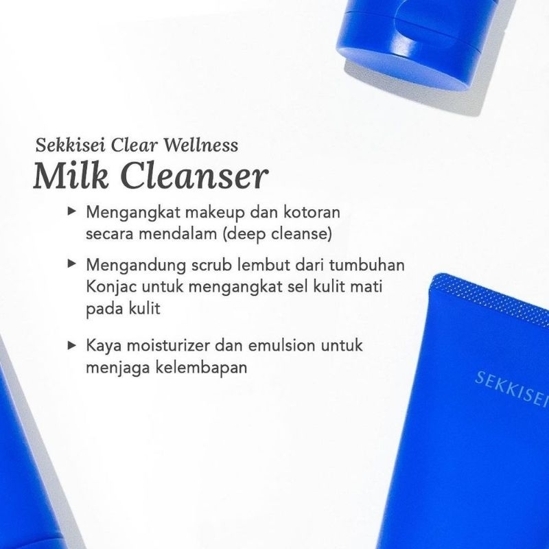 Kose Sekkisei Clear Wellness Milk Cleanser 145ml