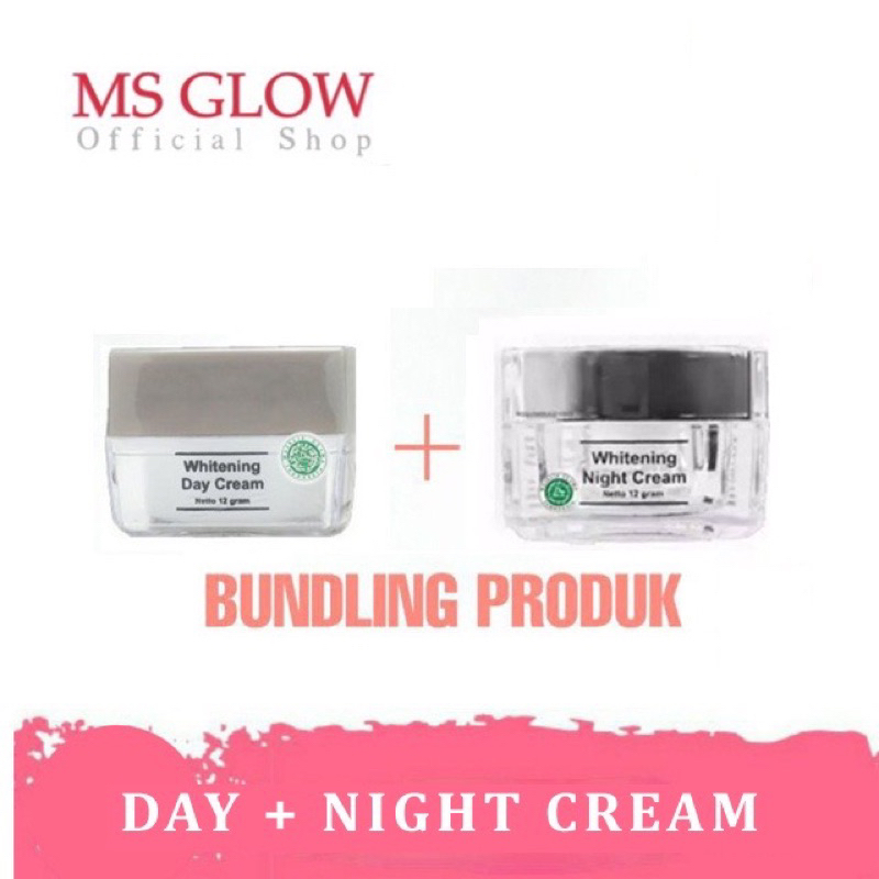 MS Glow Bundling Day Cream Dan Night Cream