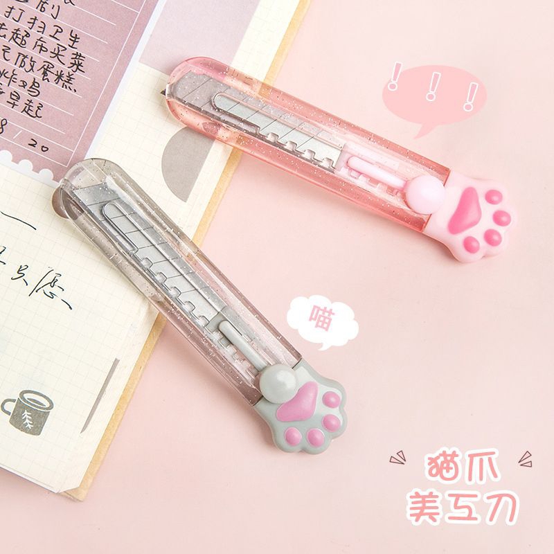 Cat Paws Glitter Mini Paper Cutter
