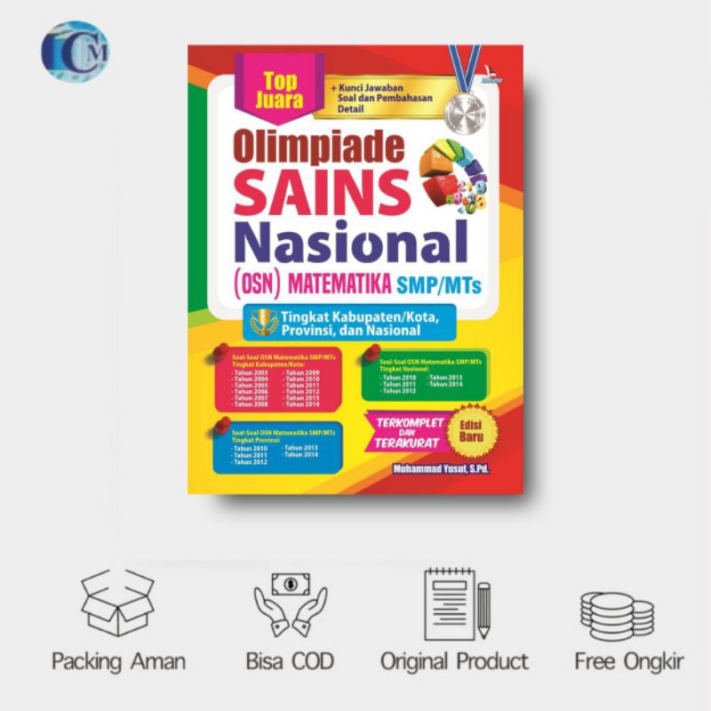 Buku OLIMPIADE SMP : TOP JUARA OLIMPIADE SAINS (OSN) MATEMATIKA SMP/MTs