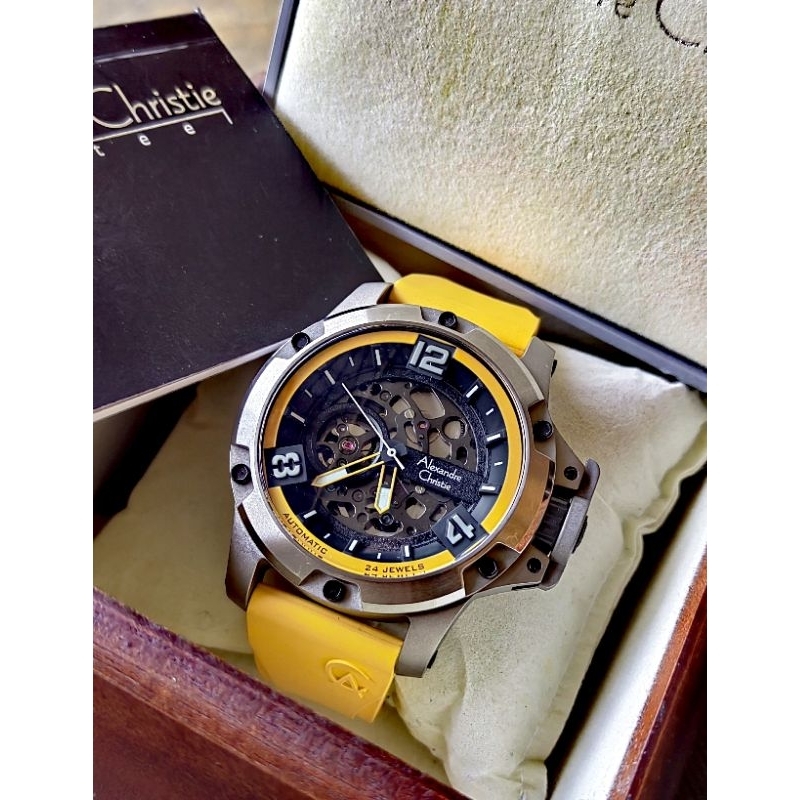 JAM TANGAN ALEXANDRE CHRISTIE 6295MT AUTOMATIC SECOND PRELOVED
