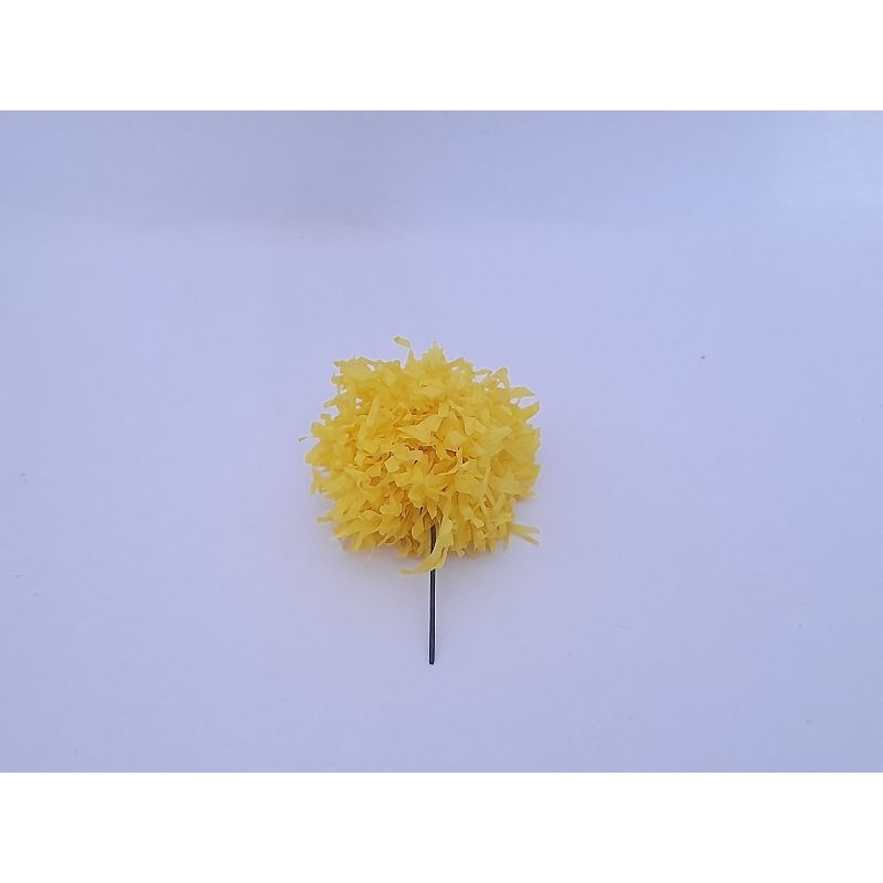 Bunga suyok kertas krep/crepe warna kuning untuk bunga papan perangkai bunga
