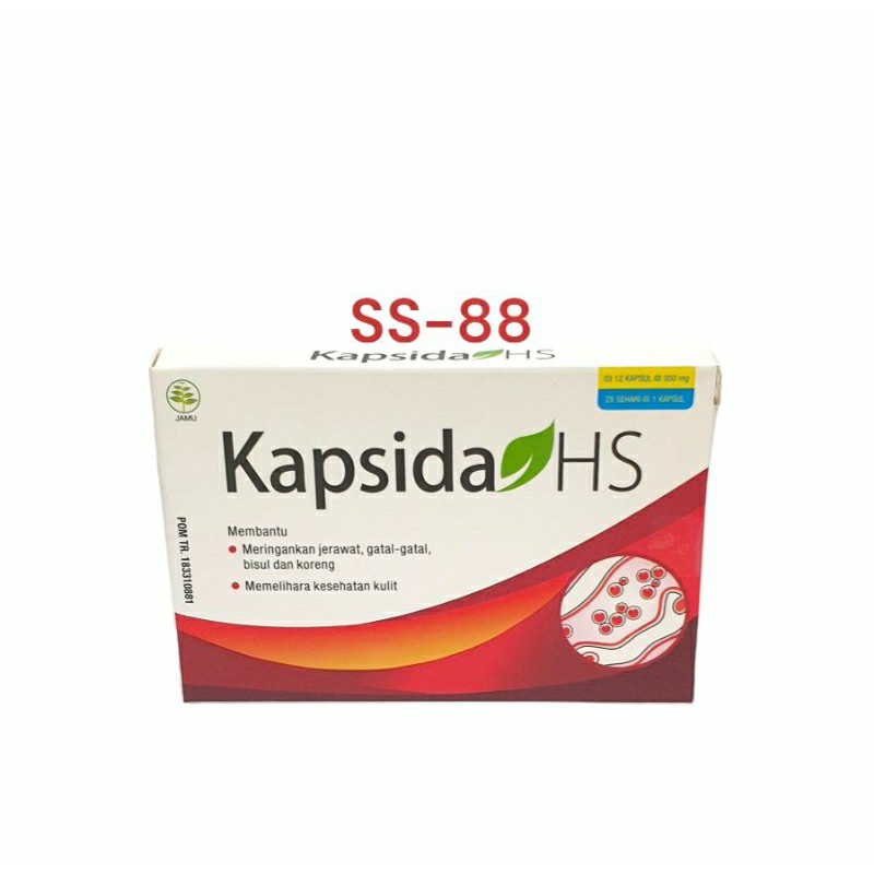 KAPSUL KAPSIDA HS ~ Untuk gatal-gatal, bisul dan koreng