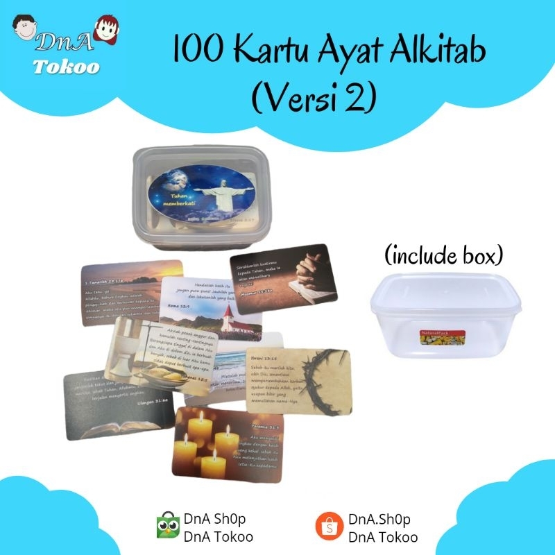 100 Kartu Ayat Alkitab (Versi 2)
