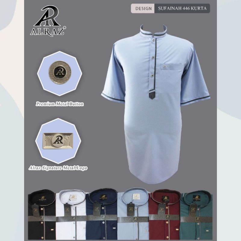 Kurta Alraz Sufainah Lengan Pendek