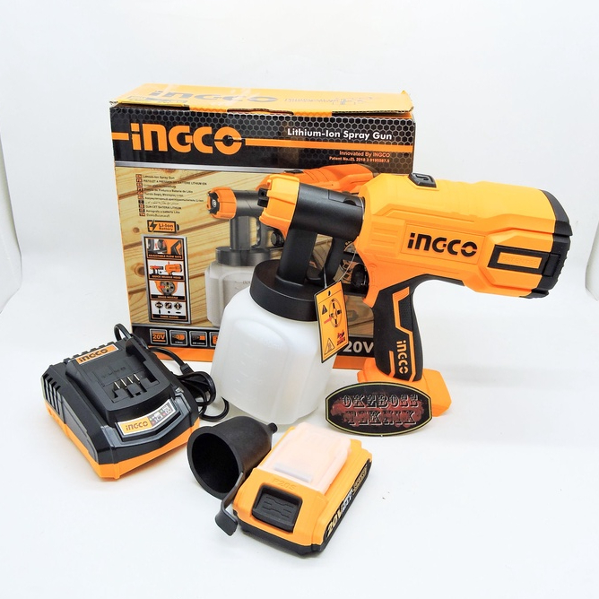 Spray Gun Charger 20V Ingco