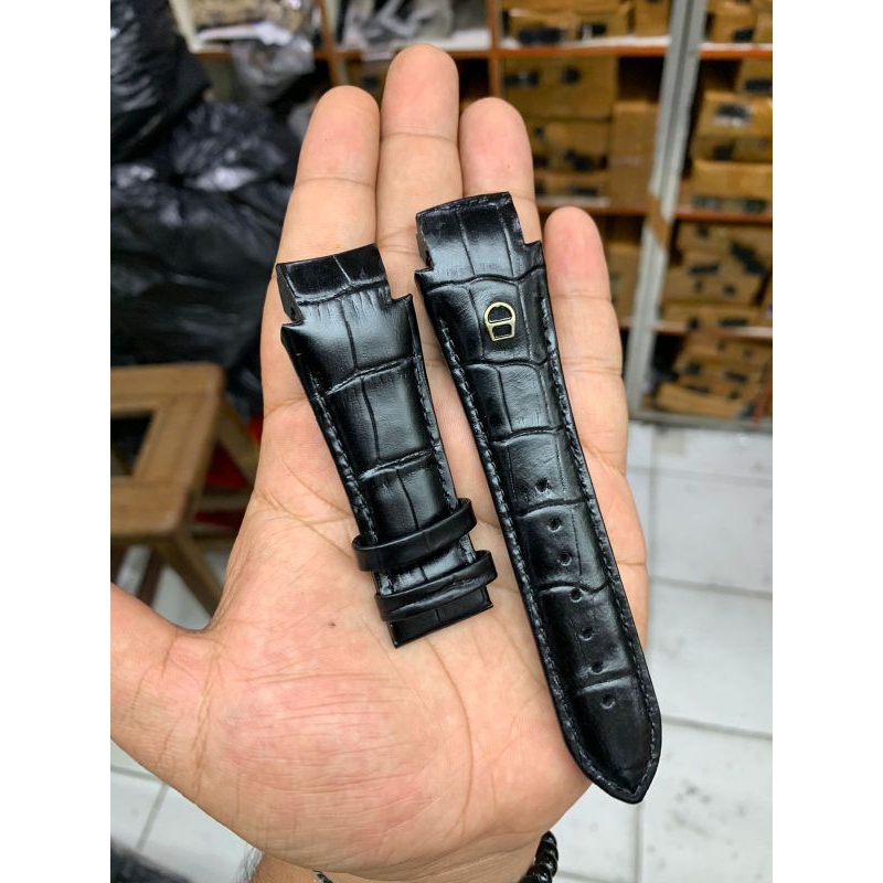 Strap Tali jam tangan Aigner palermo aftermarket hitam PNP