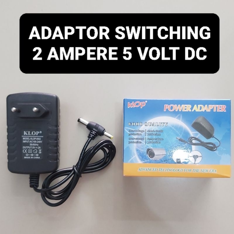 Adaptor 2A 5V Power Supply Switching 2 Amper 5 Volt DC