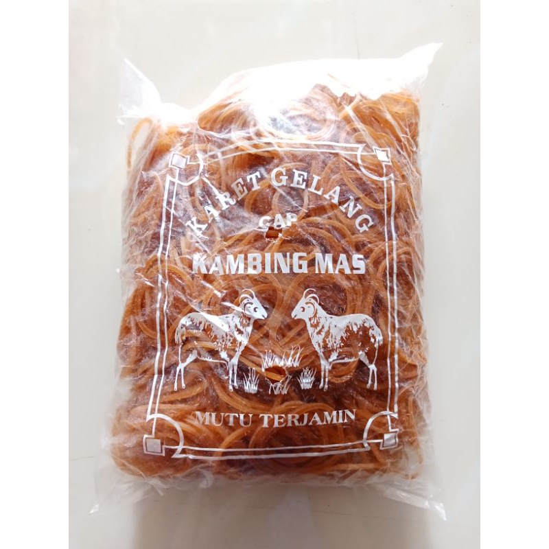 (500 gram) Karet Gelang Lengkong Cap Kambing Mas/Karet cicin kecil