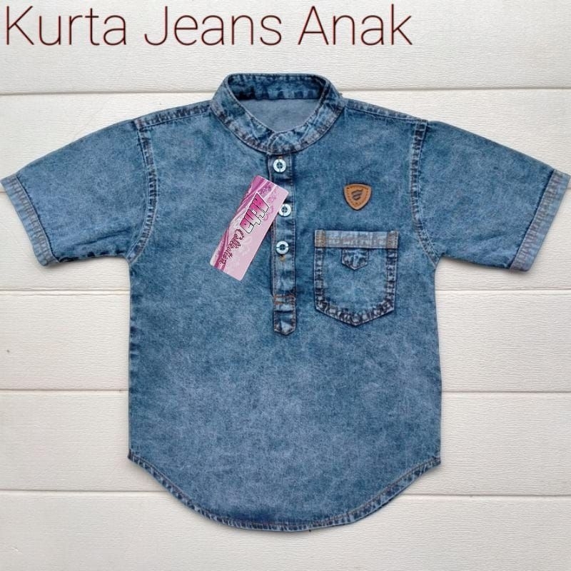 KURTA JEANS ANAK UMUR 3-7 TAHUN