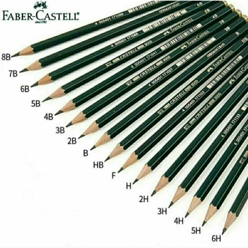 

Pensil Komputer Faber-Castell 6H - 8B