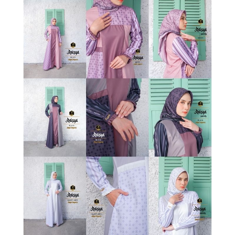 ZALIFA DRESS RAISYA SERIES | DRESS WANITA BUSUI IDUL FITRI SERIES